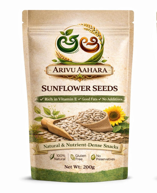 Arivu Aahara Sunflower Seeds| Crunchy seeds rich in vitamin E and essential nutrients.